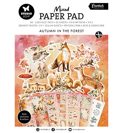 SL Mixed Paper Pad - Autumn Essentials nr. 370