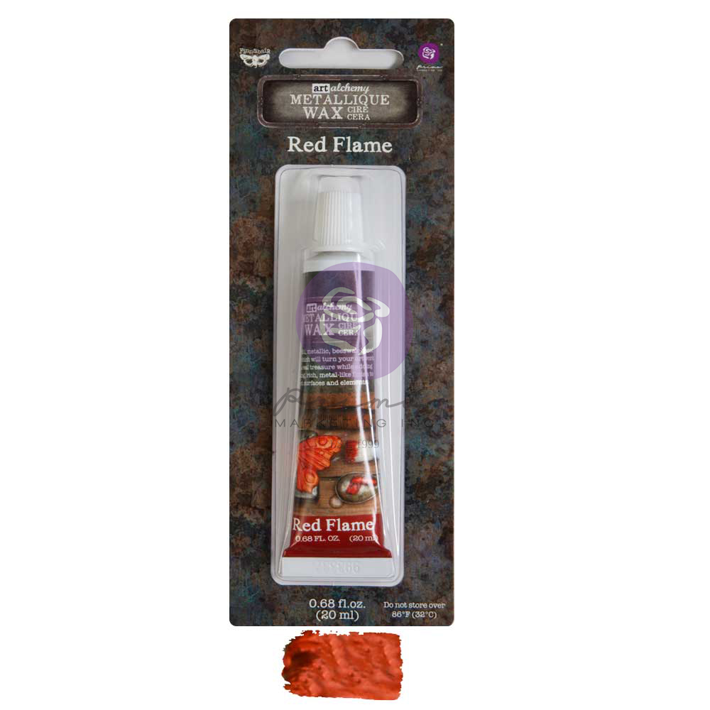 Finnabair Art Alchemy Metallique Wax – Red Flame Finnabair Art Alchemy Metallique Wax – Red Flame