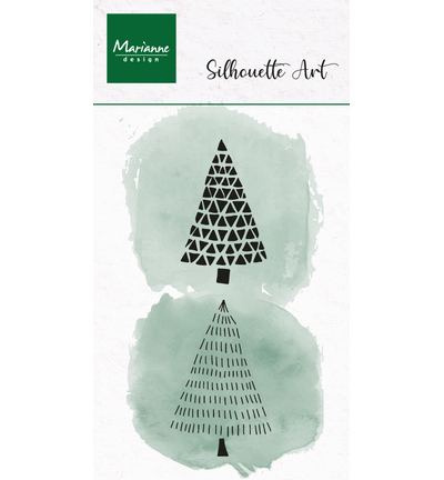 Marianne Design - Transparenter Stempel – Silhouette Art – Festliche Bäume