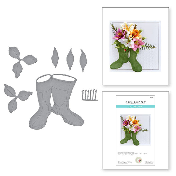 Spellbinders - Oriental Lily and Wellies from Garden Club by Susan Tierney-Cockburn