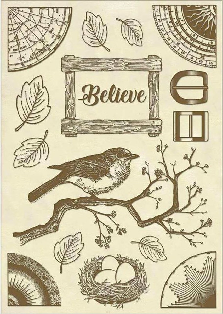 stamperia-wooden-shape-a5-cosmos-believe-bird-klsp