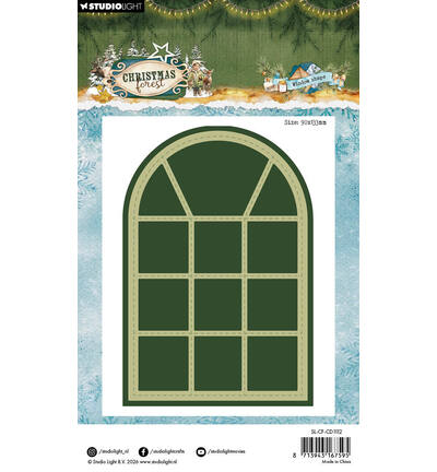 Studio Light - StudioLight Stanzschablonen – Window Shape Christmas Forest Nr. 1112