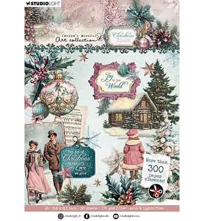 Studio Light - Paper elements Christmas Blush nr. 392