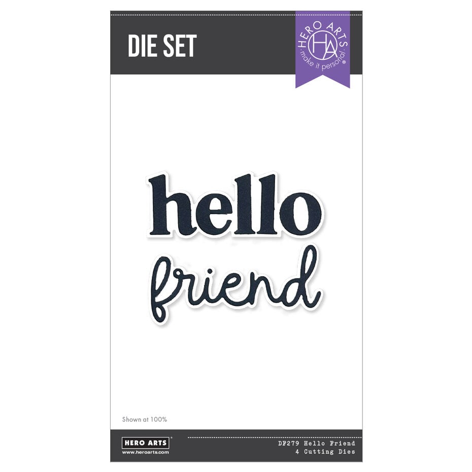 Hero Arts - You've Got a Friend Die Set Hello Friend