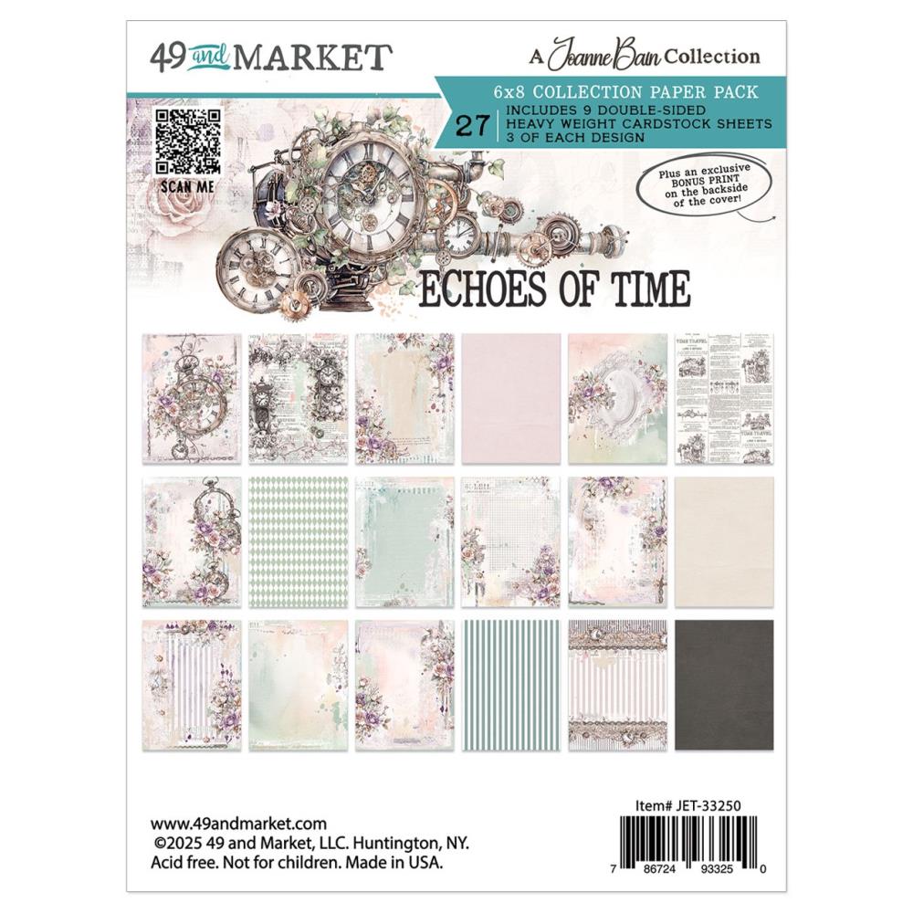 49 And Market Paper Pack 6"X8" - Echoes Of Time 