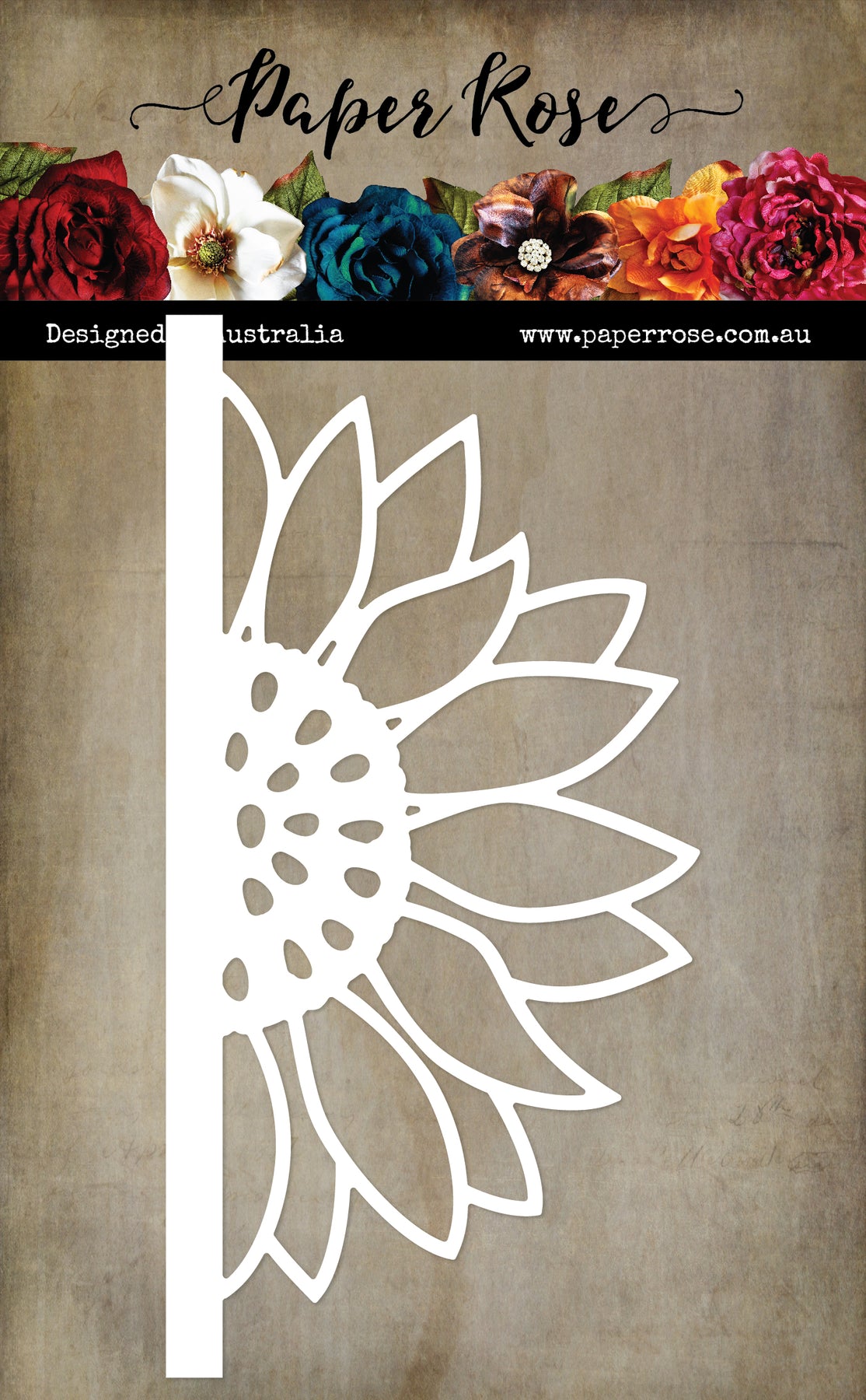 Paper Rose - Sunflower Border Metal Cutting Die