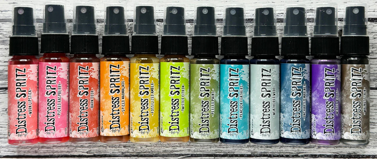 Ranger Distress - Tim Holtz Distress Spritz - Set 12 Farben Ranger Distress - Tim Holtz Distress Spritz - Set 12 Farben