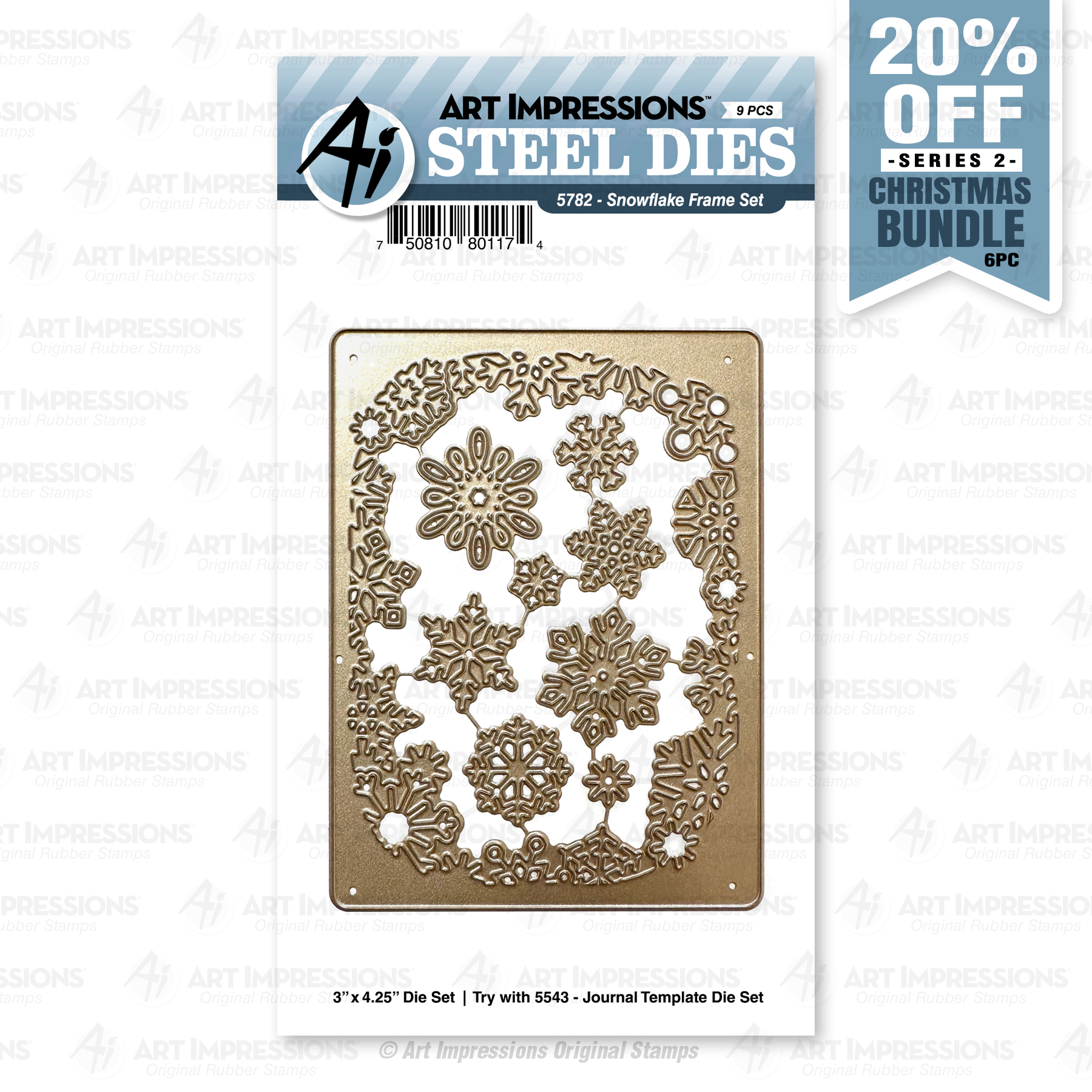Art Impressions  Dies - Snowflake Frame Die Art Impressions  Dies - Snowflake Frame Die