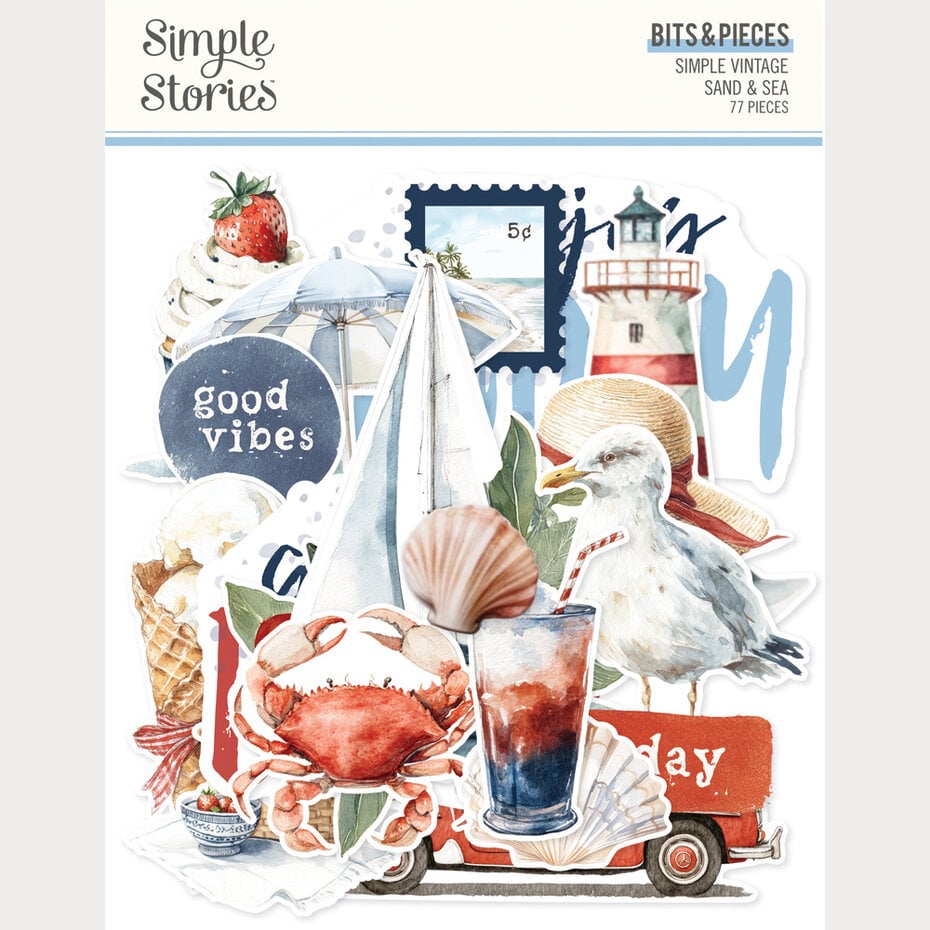 Simple Stories - Simple Vintage Sand & Sea Bits & Pieces