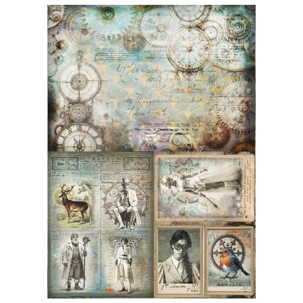 Prima Marketing - Steam and Frost - Finnabair A3 Decoupage