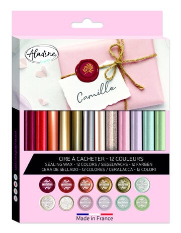 Aladine - Round Wax Sticks (12pcs) Aladine - Round Wax Sticks (12pcs)