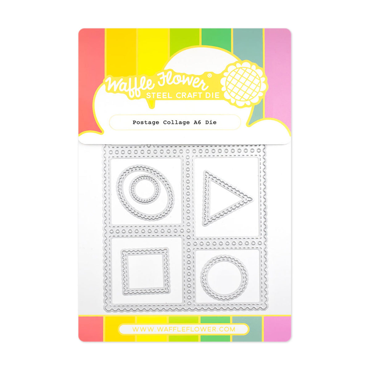 Waffle Flower - Postage Collage A6 Die Waffle Flower - Postage Collage A6 Die