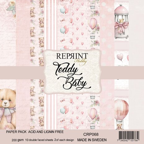 Reprint - Teddy Baby Collection 12x12 Inch Paper Pack