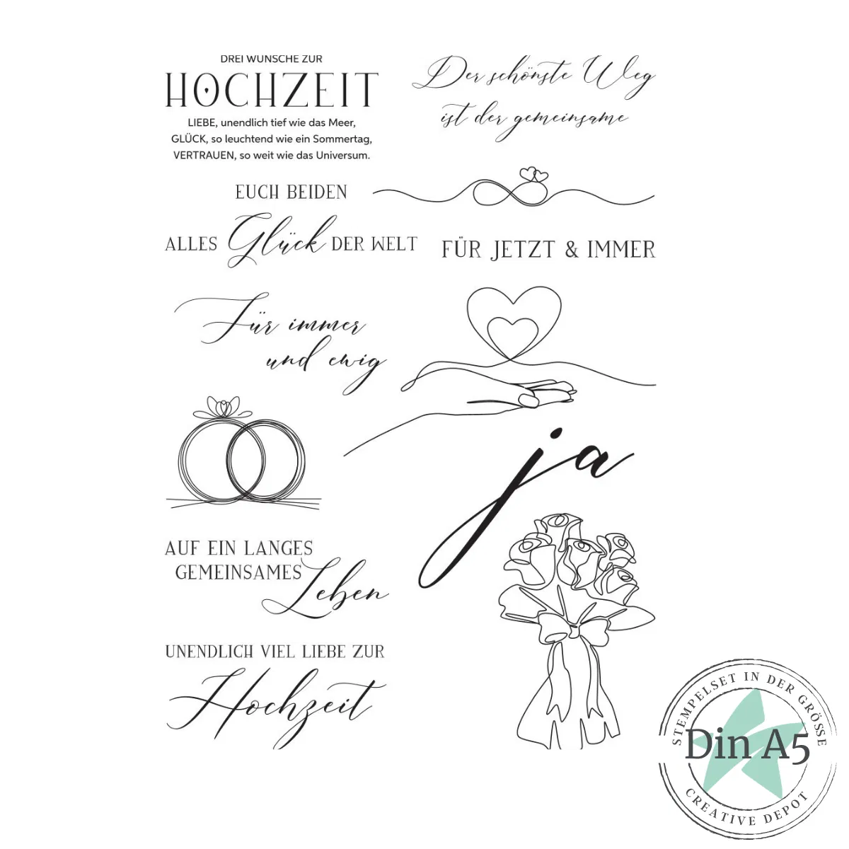 Creative Depot - Stempelset - Für jetzt & immer