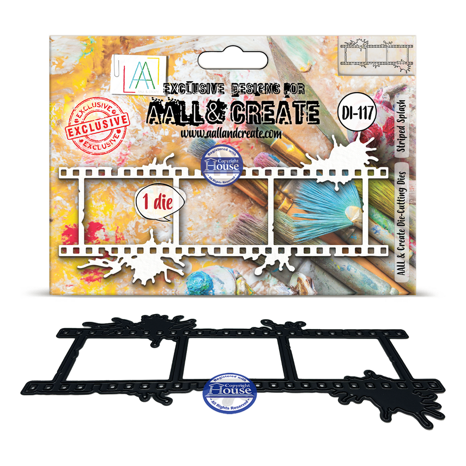 AALL & Create - Through the Lens Die-Cutting Die Set Striped Splash by Autour de Mwa & Co