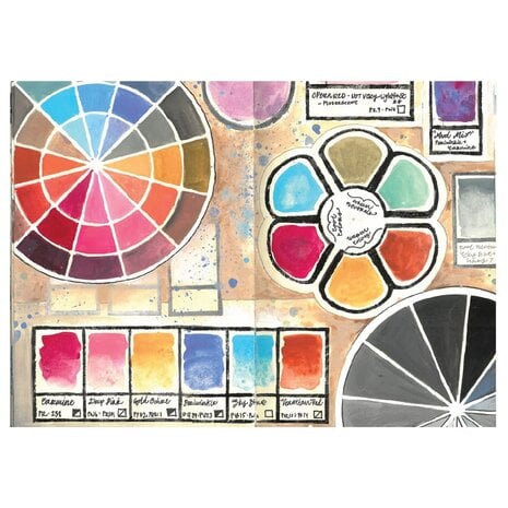 Sizzix - Studio Clear Stamps w/Stencils by Vic Hollins Artist Tools (5+3pcs) 