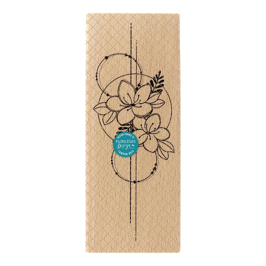 tampon-bois-composition-de-fleurs tampon-bois-composition-de-fleurs
