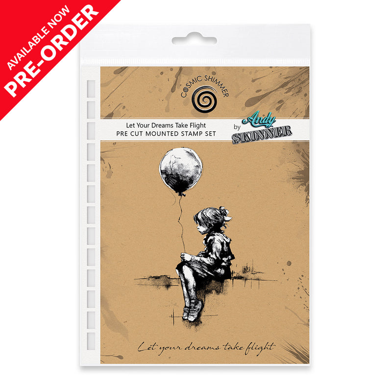 Andy Skinner - Let Your Dreams Take Flight Pre Cut Rubber Stamp Set