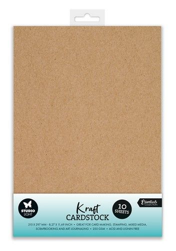 Studio Light Paper Set Consumables Kraft Cardstock 250 gsm nr.42 Studio Light Paper Set Consumables Kraft Cardstock 250 gsm nr.42