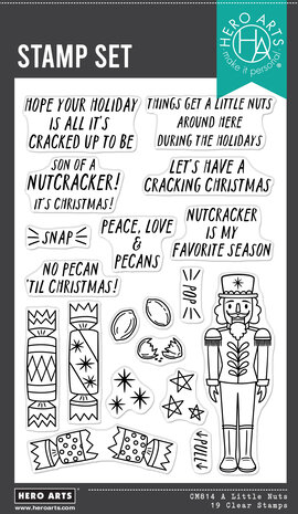 Hero Arts Clear Stamp - Crackin' Christmas Clear Stamp A Little Nuts