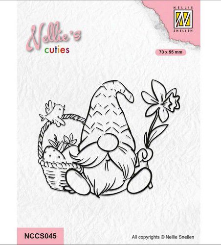 Nellie Choice Nellie‘s Cuties Clear Stamp Easter Gnome 3