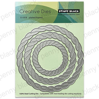 Penny Black - Plaited Frames ( metal dies)