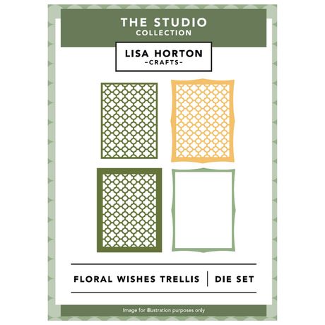 Lisa Horton Crafts Geo Die Set - Geo Floral Wishes