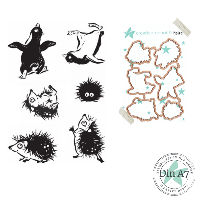 Creative Depot - Bundle - Heikes Welt - Igel und Co 