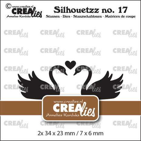 Crealies - Silhouetzz Dies No. 17 Swans