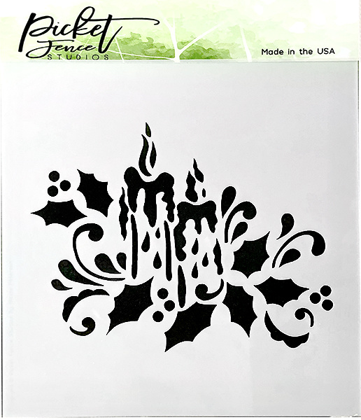 picket-fence-studios-candlelight-stencil-sc-175 picket-fence-studios-candlelight-stencil-sc-175