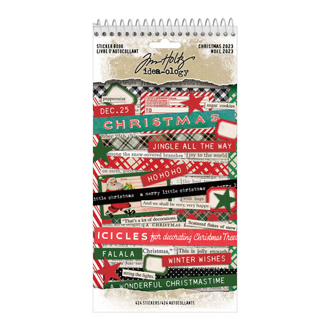 Idea-Ology - Tim Holtz Sticker Book / Christmas 2023