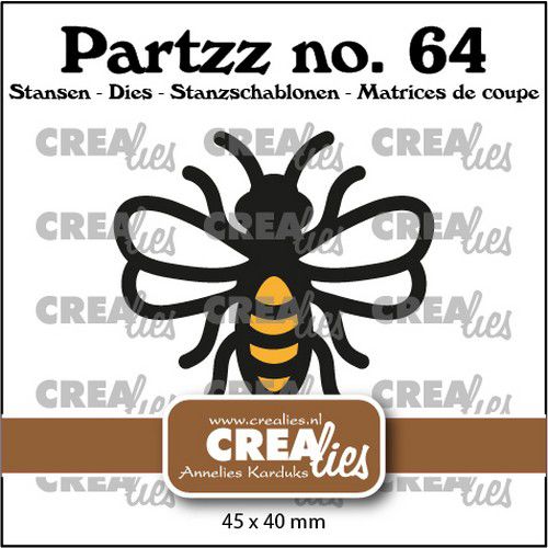 Crealies Partzz Biene groß