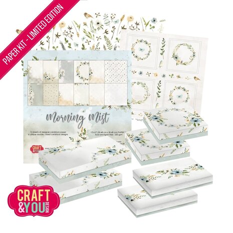 Craft & You Design - Morning Mist Paper Kit Limited Edition Craft & You Design - Morning Mist Paper Kit Limited Edition