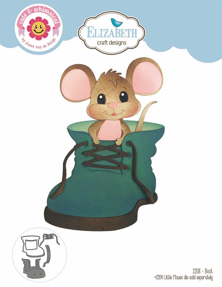 Elizabeth Craft  - Meet the Mice Dies Boot Elizabeth Craft  - Meet the Mice Dies Boot