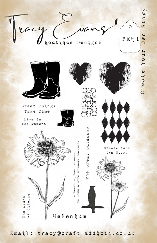Tracy Evans - Create Your Own Story A5 Stamp