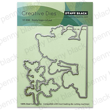 Penny Black - FROSTY HOPS CUT OUT (METAL DIES)