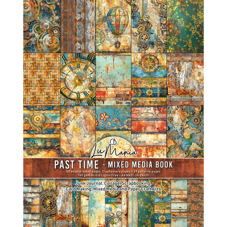 Ciao Bella-   Past Time A4 Maxi Mixed Media Book