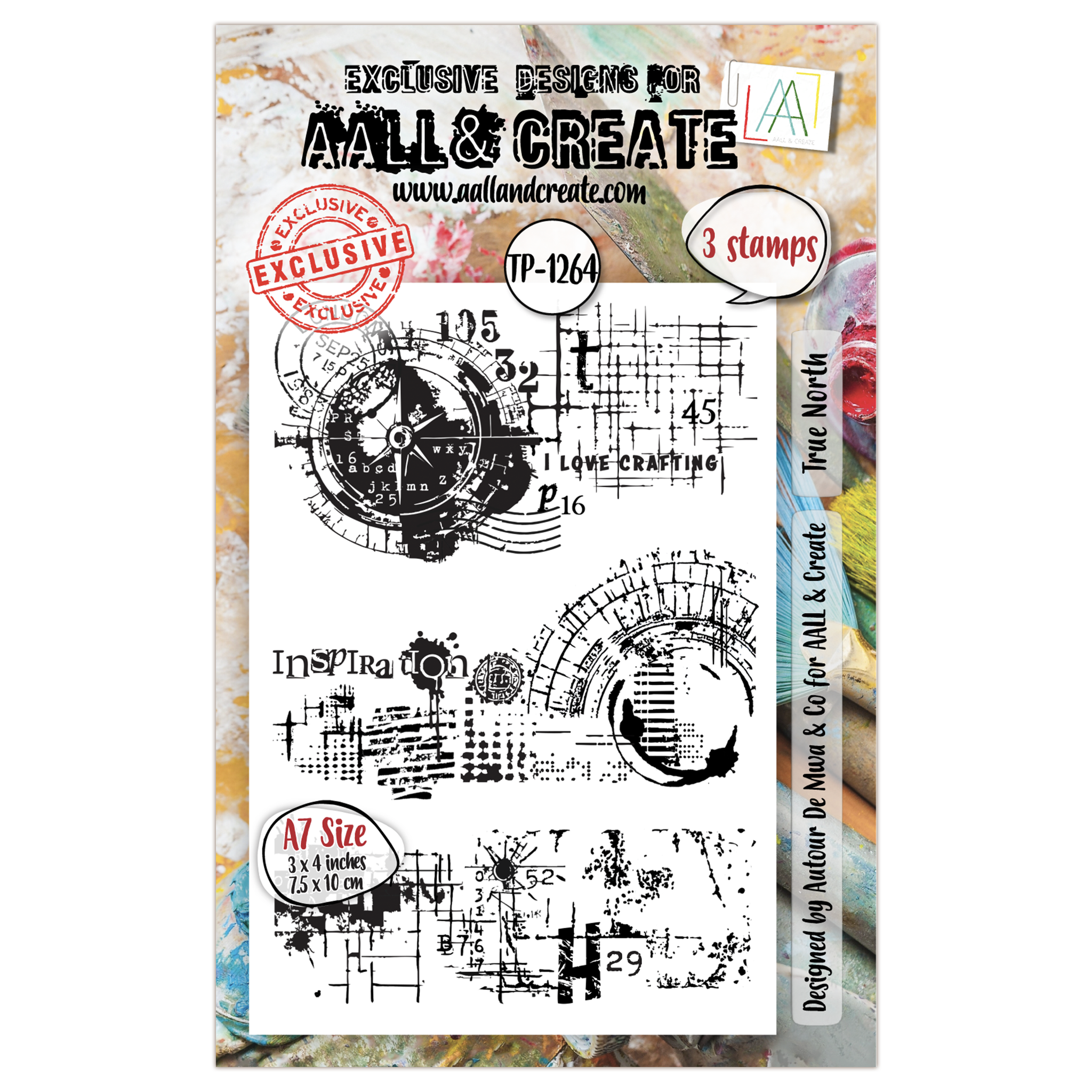 AALL and Create - A7 Stamp Set - True North AALL and Create - A7 Stamp Set - True North