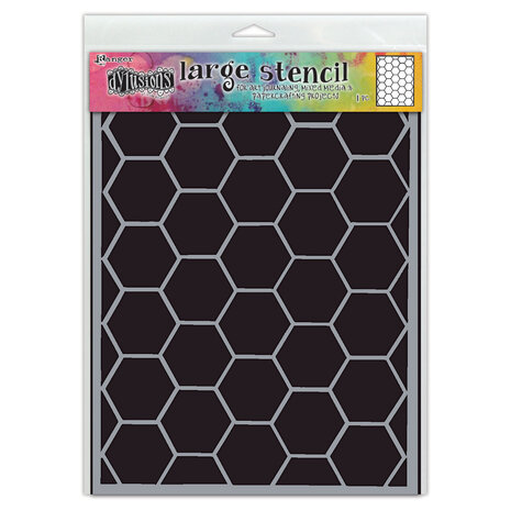 Ranger • Dyan Reaveley Dylusions Stencil L Hexicomb