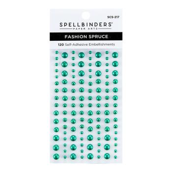 Spellbinders - Fashion Spruce Color Essentials Pearl Dots  Spellbinders - Fashion Spruce Color Essentials Pearl Dots
