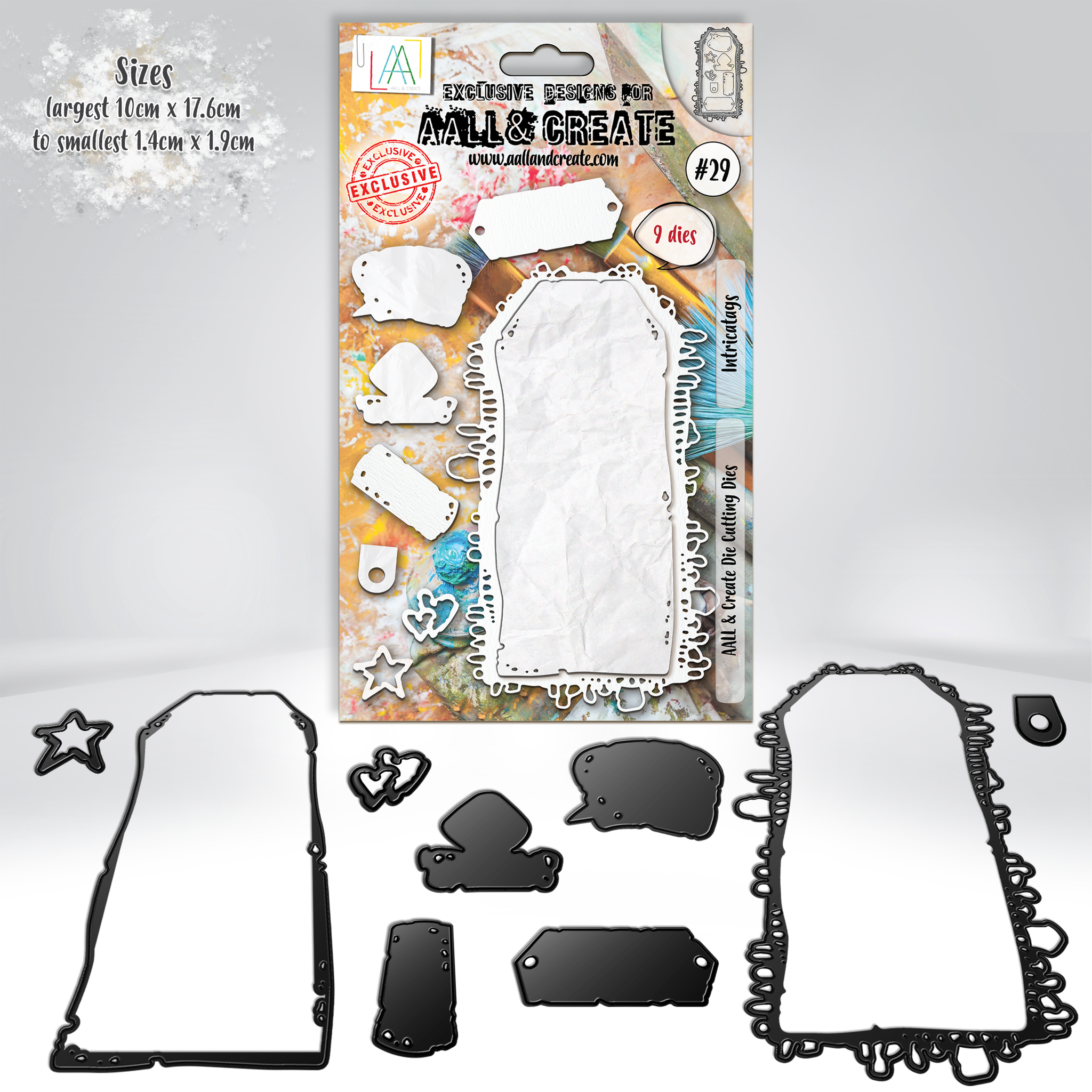 AALL & Create - Die-Cutting Die Set - Intricatags