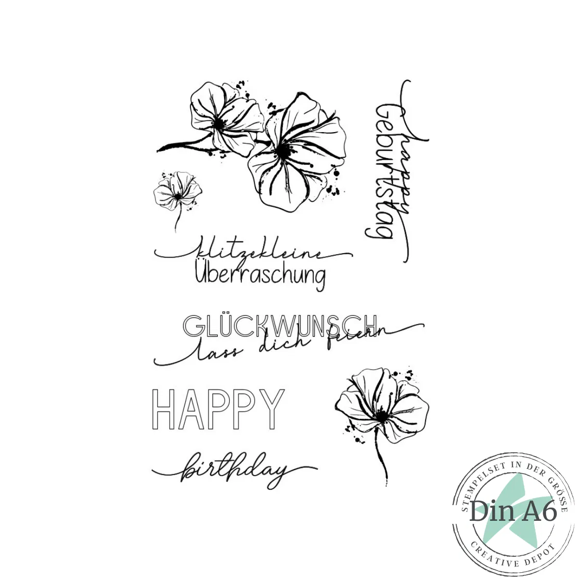 Creative Depot - Stempelset - Klitzekleine Überraschung