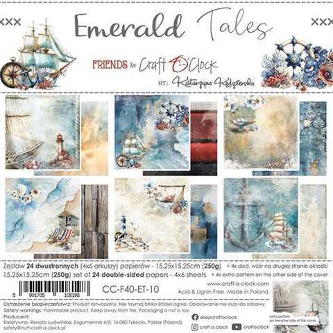 Craft O'Clock Paper Pack "Emerald Tales - 15,25x15,25cm"