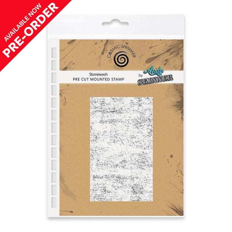 Andy Skinner - Stonewash Pre Cut Rubber Stamp