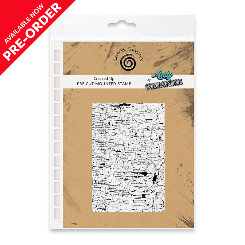 Andy Skinner - Cracked Up Pre Cut Rubber Stamp 