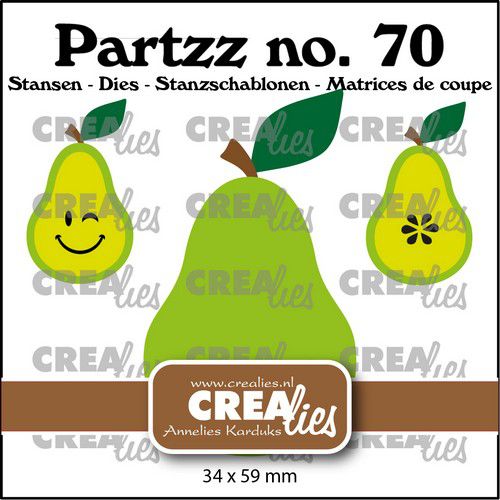 Crealies Partzz Birne groß