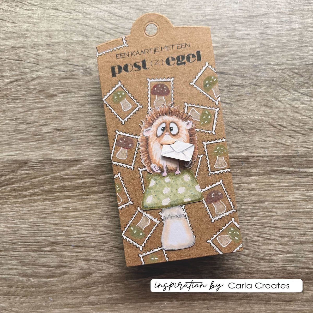 Vaessen Creative • Silikonstempel by Carla Creates Hedgy 2 15St.