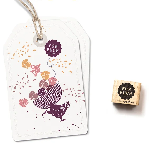 cats on appletrees - Ministempel Für Euch 2