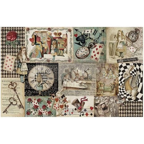 Re-Design with Prima - Decoupage Decor Tissue Paper - Curious Journey
