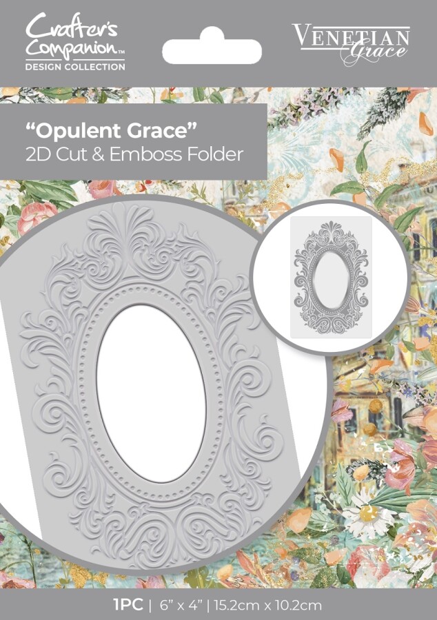 Nature's Garden - Venetian Grace - Cut&Embossing Folder - Opulent Grace